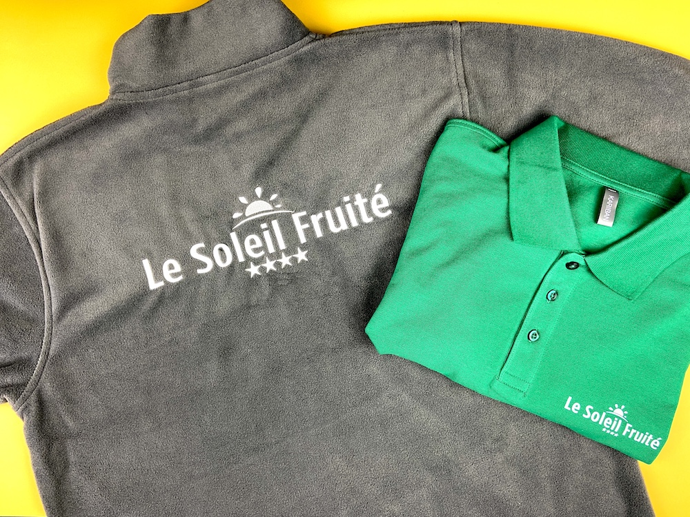 soleil fruité polaire broderie camping