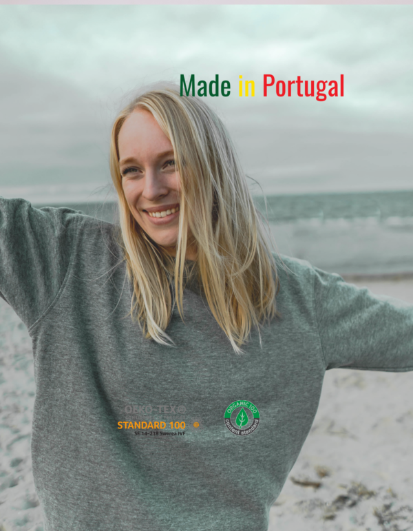 sweat col rond made in portugal