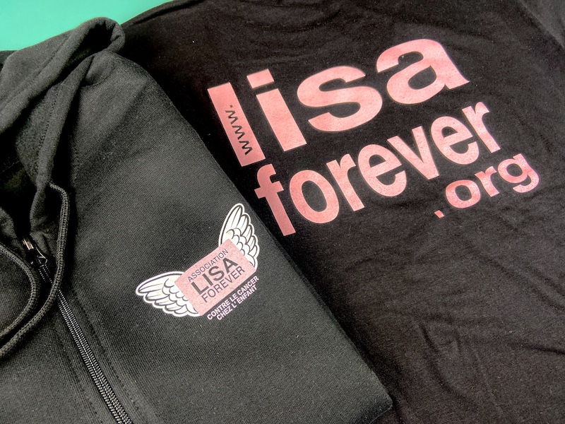 association lisa forever association sweat shirt sérigraphie4
