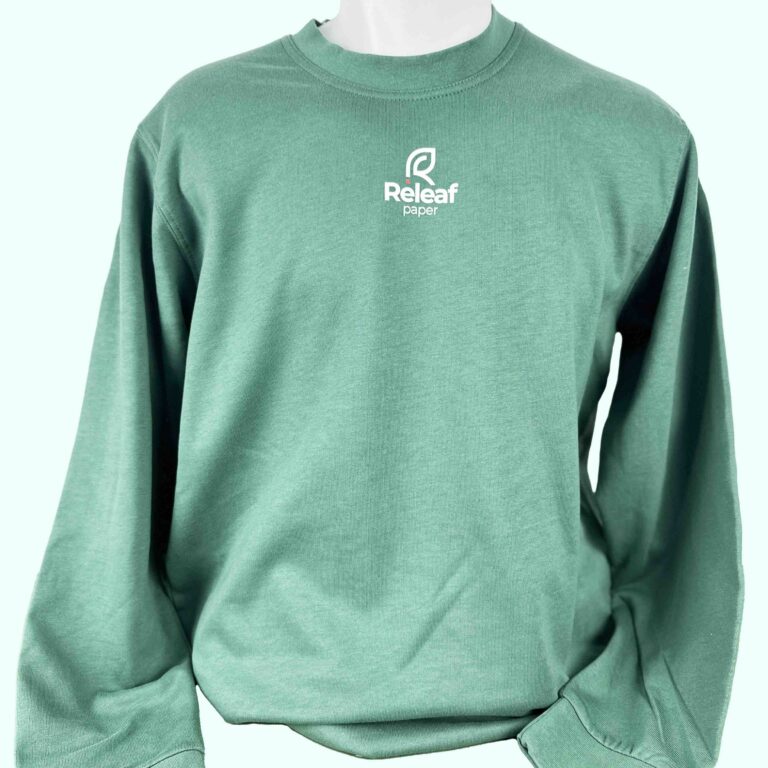 releaf start up sweat shirt col rond k474 impression dtf3