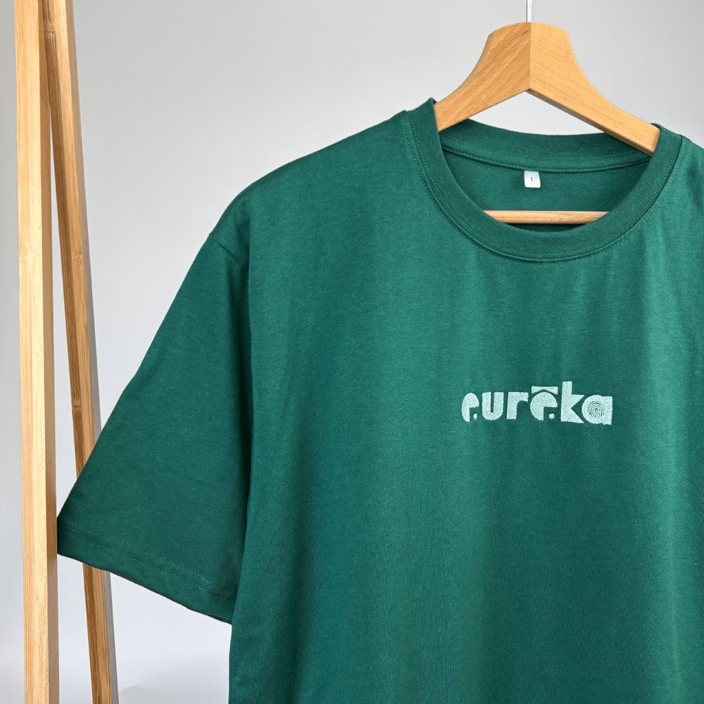 t shirt vert brodé personnalisé entreprise