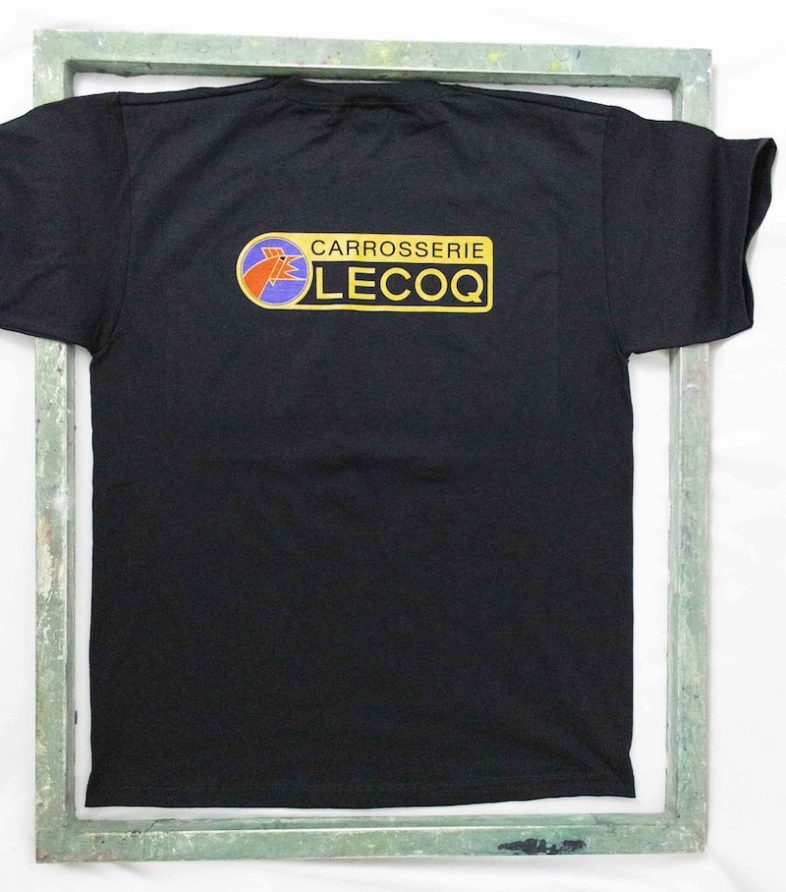 T-shirt, Sérigraphie, Carrosserie
