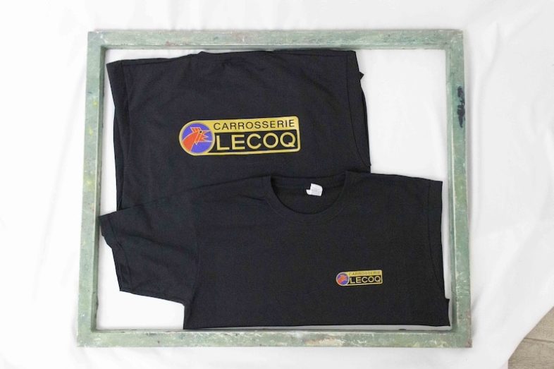 T-shirt, Sérigraphie, Carrosserie