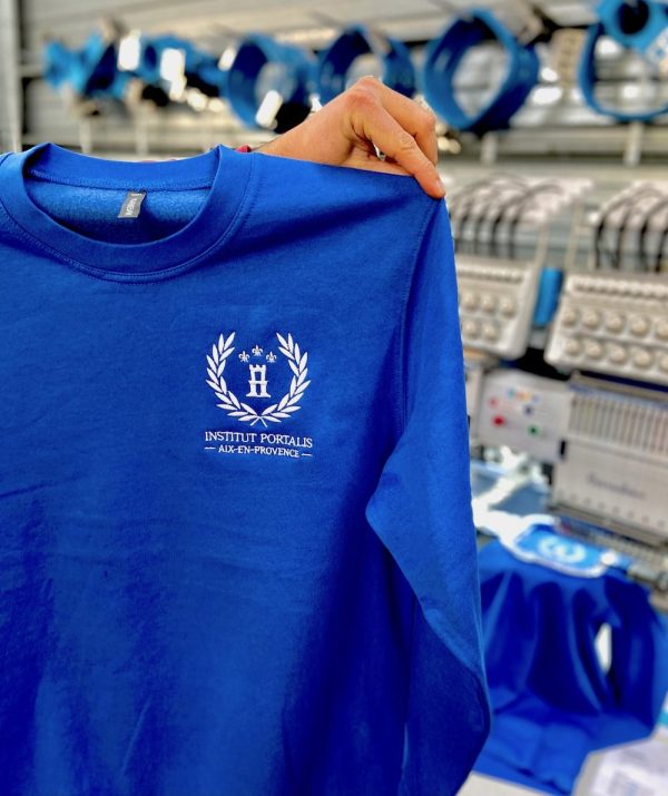 institut portalis association sweat broderie1